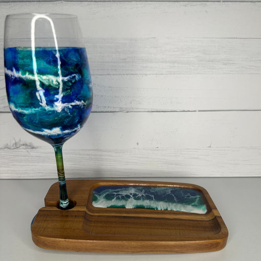 Resin Cheese & Glass Sets