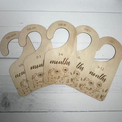 Wooden Baby Wardrobe Dividers