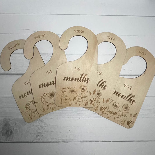 Wooden Baby Wardrobe Dividers